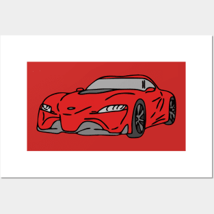 super car drift Posters and Art